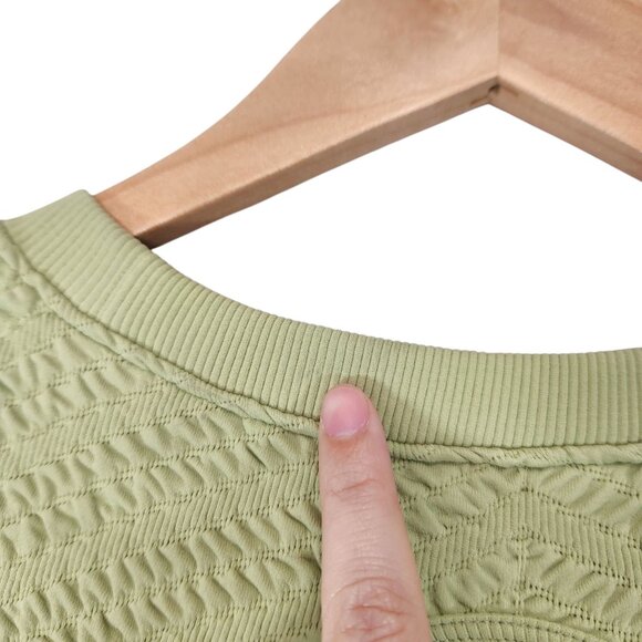 NWT Free People Gabby Seamless Dress in Dried Aloe Green - Picture 12 of 12